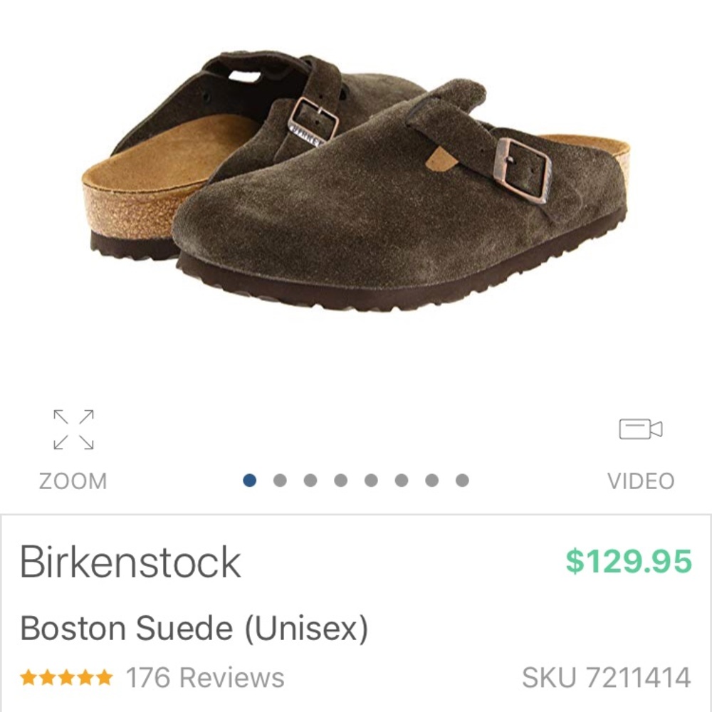 Sold: Classic Birkenstock Boston clogs